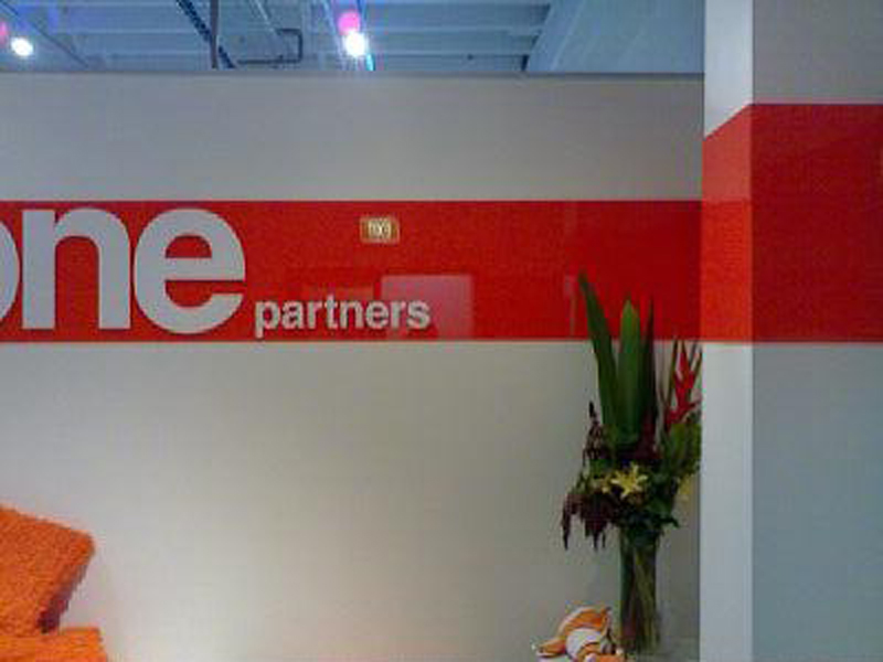 One Partners Reception Sign No2