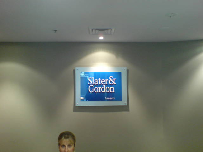 Slater & Gordon Reception Sign